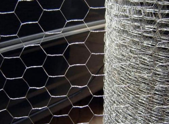 low carbon Plastic Coated Chicken Wire , HH Galvanised Hexagonal Wire Netting