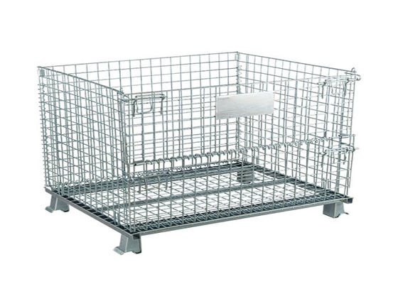 Stackable Anti Corrosion Wire Mesh Container 800mm Width