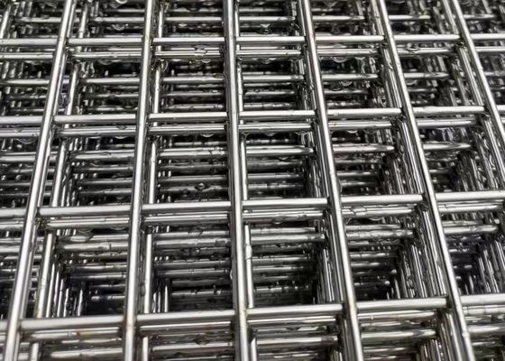 2x13cm Hole 0.5m Width Welded Wire Mesh Sheets Rectangular Hole