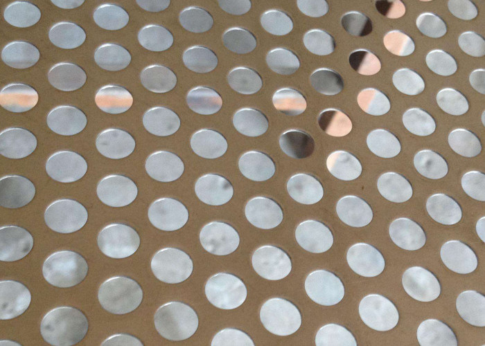 Food Grade 304 Stainless Steel Perforated Metal Sheet AISI Standard