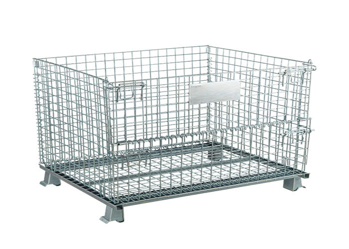 Stackable Anti Corrosion Wire Mesh Container 800mm Width