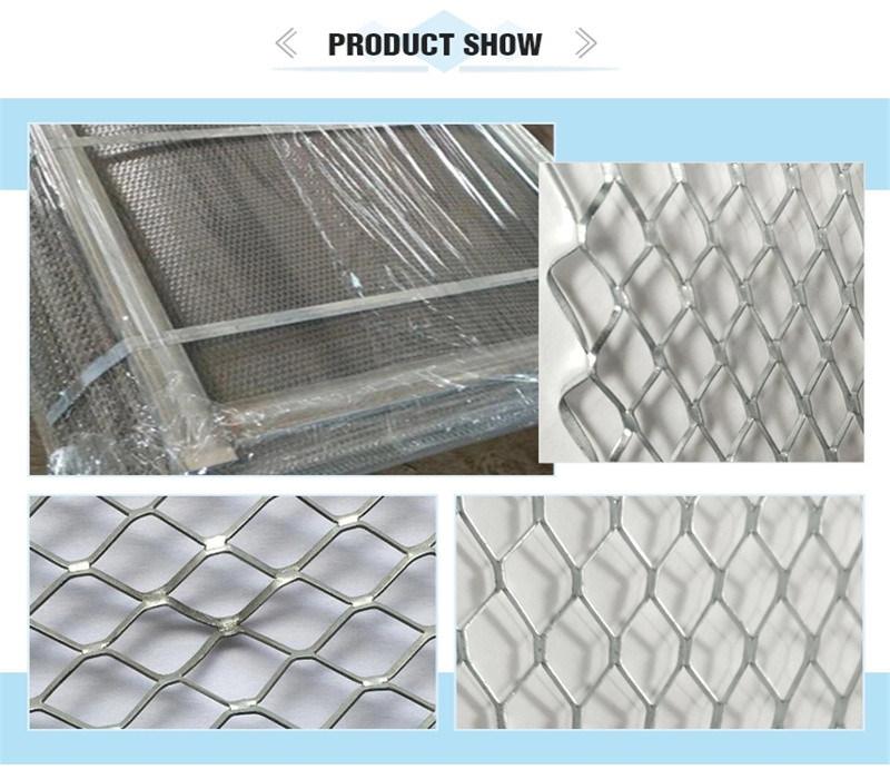 Galvanized Expandable Wire Mesh , Stucco Expanded Metal Lath