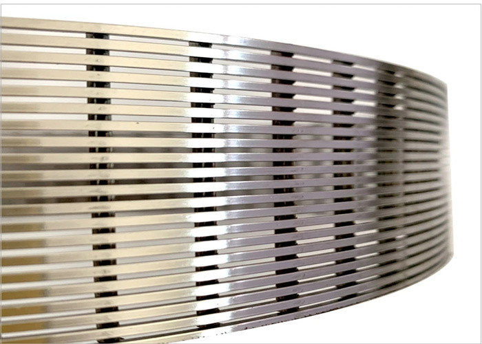 Mine Sieve Stainless Steel Wedge Wire Screen W6M V Shape Hole