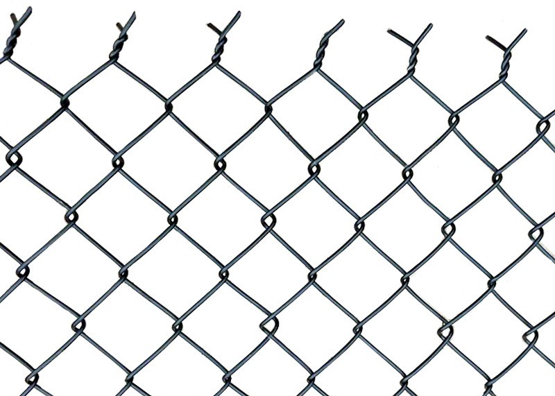 Decorative Tennis Court Mesh Fencing , Chain Link Security Fence 40x40mm